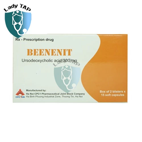 Beenenit 300mg - Thuốc điều trị sỏi mật, xơ gan hiệu quả